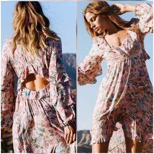 SALE! NWT Spell & the Gypsy Sayulita Frill Dress S